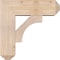 Ekena Millwork Westlake Craftsman Smooth Bracket w/ Offset Brace, Douglas Fir, 7 1/2"W x 22"D x 22"H BKT0806X22X22WTL04SDF - alternate 3